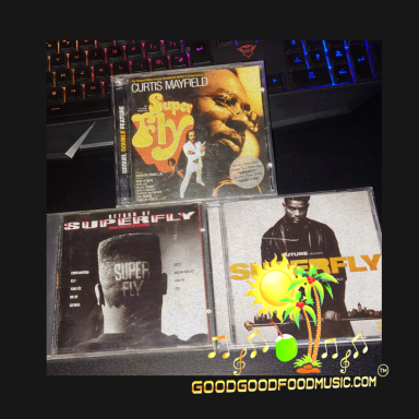 Superfly Trilogy Soundtracks on a Desk